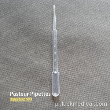 Pipety pasteurowe z żarówką 1 ml 3 ml 5 ml itp